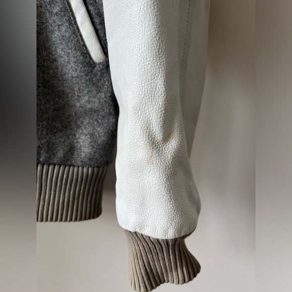 MKI MIYUKI ZOKU GREY/WHITE CLASSIC VARSITY JACKET - Picture 13 of 16